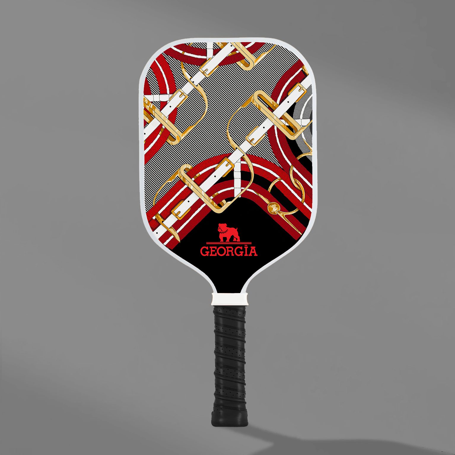 uga-bulldogs-pickelball-padde-front - Rally Stand -Your one-stop shop for custom college gear, alumni gifts, and unique fan accessories.